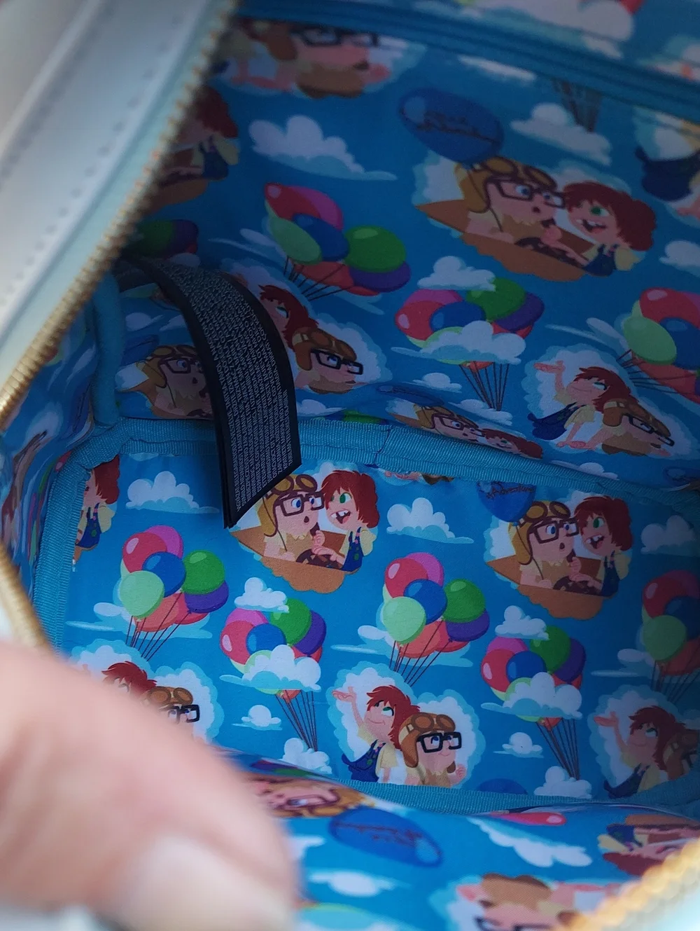 Pixar Carl & Ellie Light Blue Kids Mini Backpack
